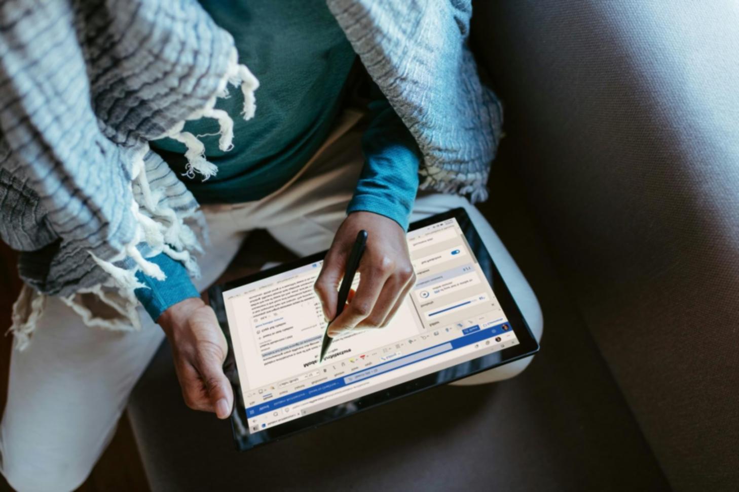 Professionelles Setting für digitale Finanzpräsentation